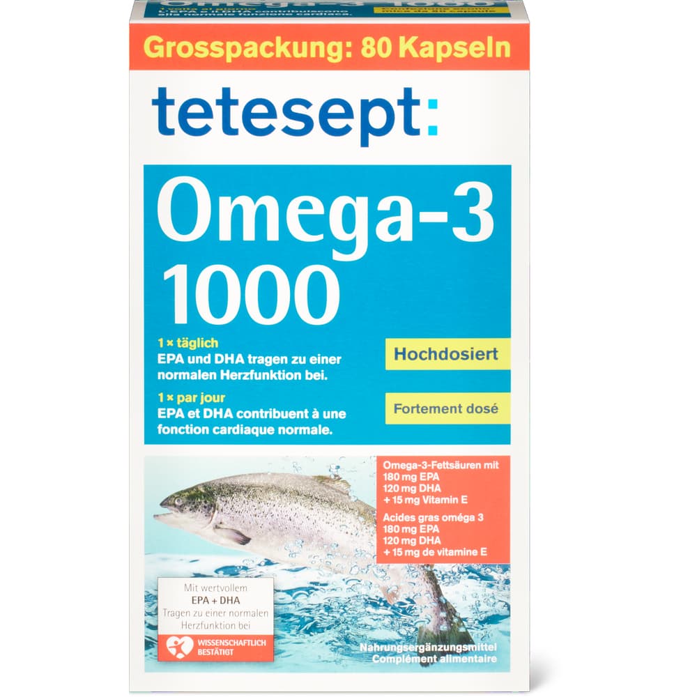 Tetesept Omega 3 Lachsoel Kapseln