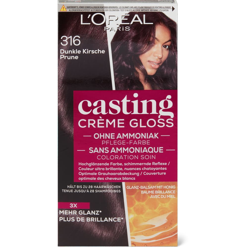 Casting Crème Gloss Pflegetönung 316 Dunkle Kirsche, ohne Ammoniak