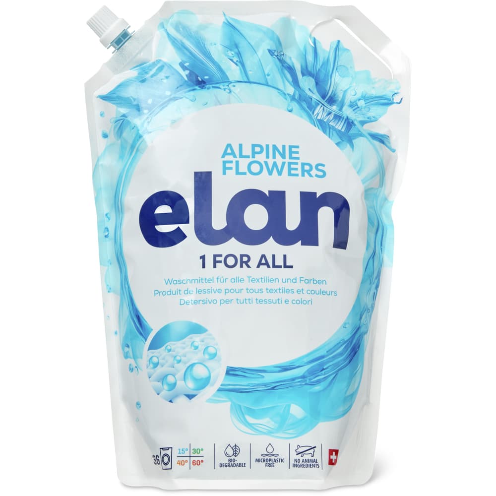 Elan Flüssigwaschmittel 36 Waschgänge, Alpine Flowers