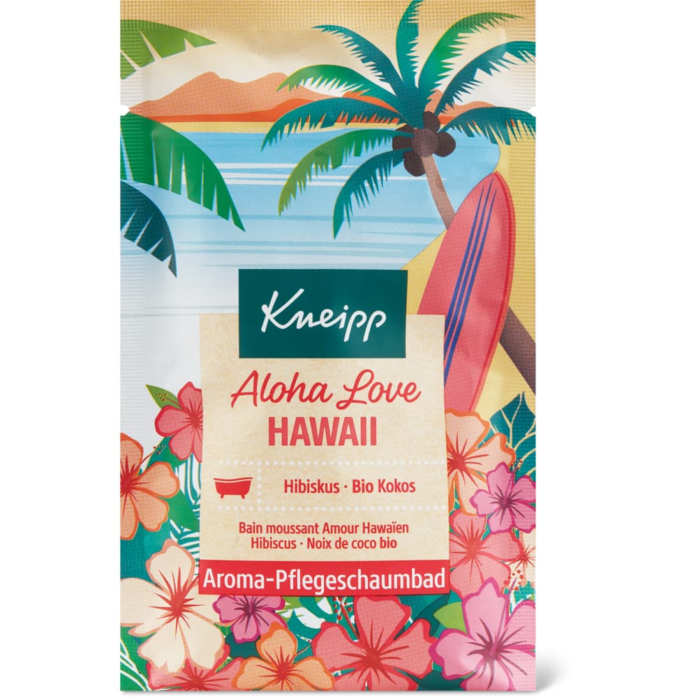 Kneipp Aloha Love Hawaii Pflegeschaumbad Hibiskus & Kokos