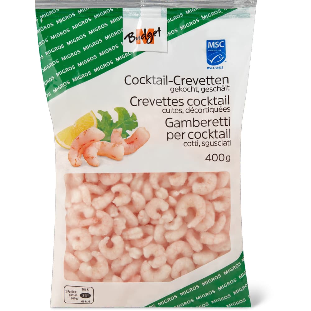 M-Budget MSC Crevetten Cocktail gekocht & geschält