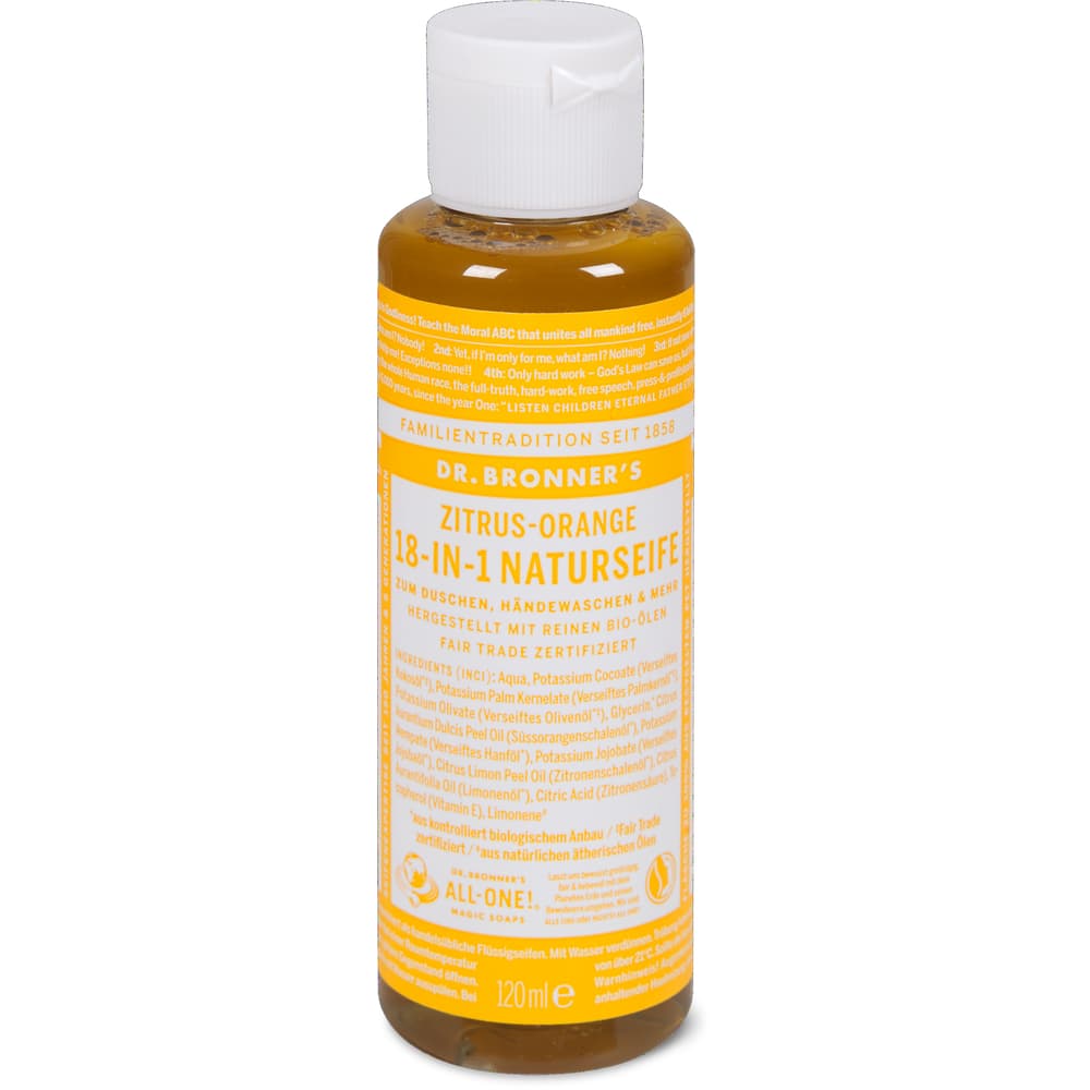 Dr. Bronner BIO Naturseife Zitrus • Migros