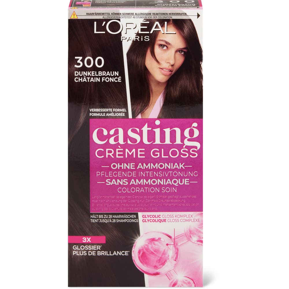Casting Crème Gloss Pflegetönung 300 Dunkelbraun, ohne Ammoniak