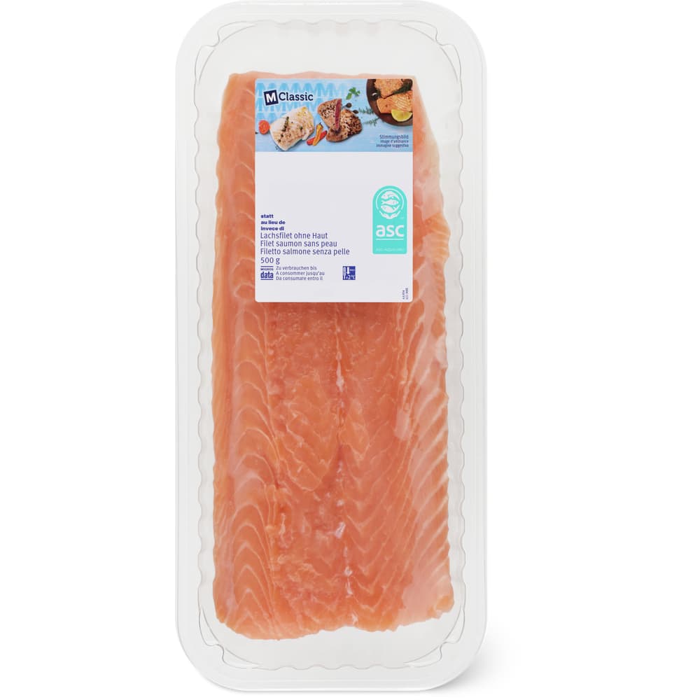 M-Classic Lachsfilet ohne Haut