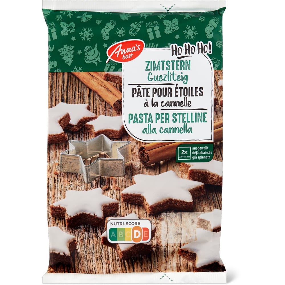 Anna's Best Zimtsternguezliteig ausgewallt