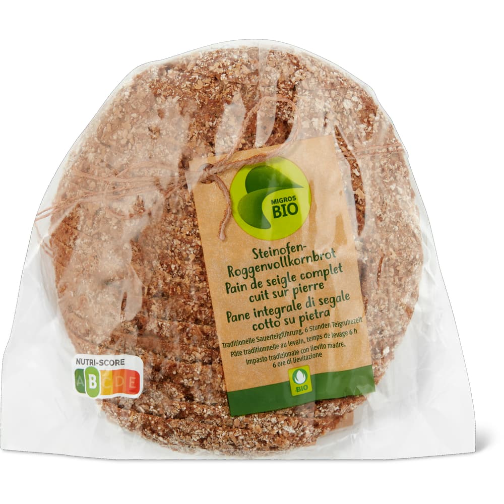 Migros Bio Steinofen Roggenvollkornbrot