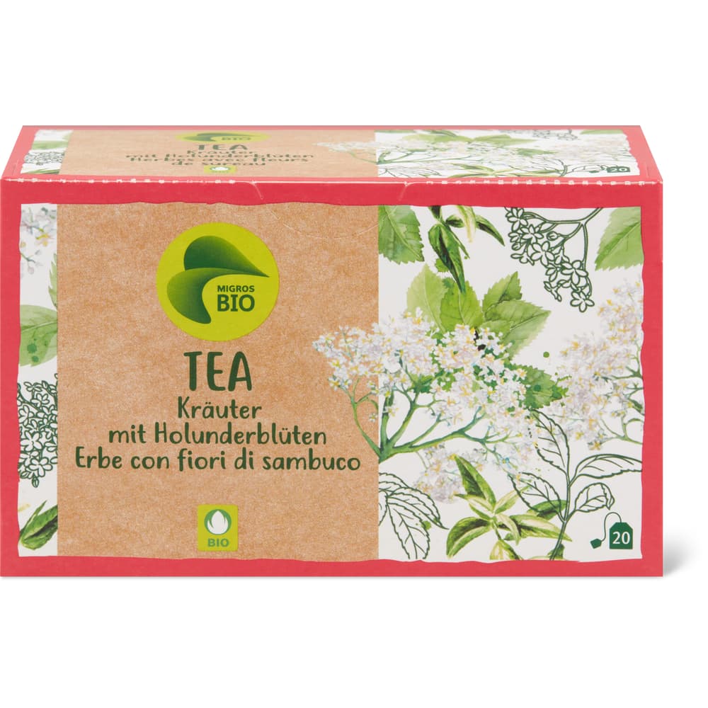 Migros Bio Kräutertee mit Holunderblüten