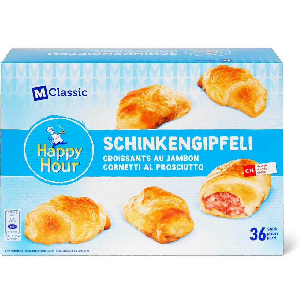 M-Classic Happy Hour Schinkengipfeli 36 Stück