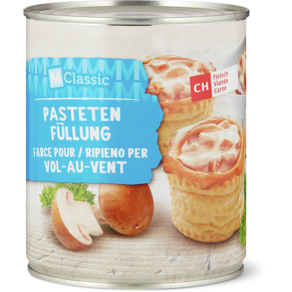 M-Classic Pastetenfüllung mit Champignons und Fleisch