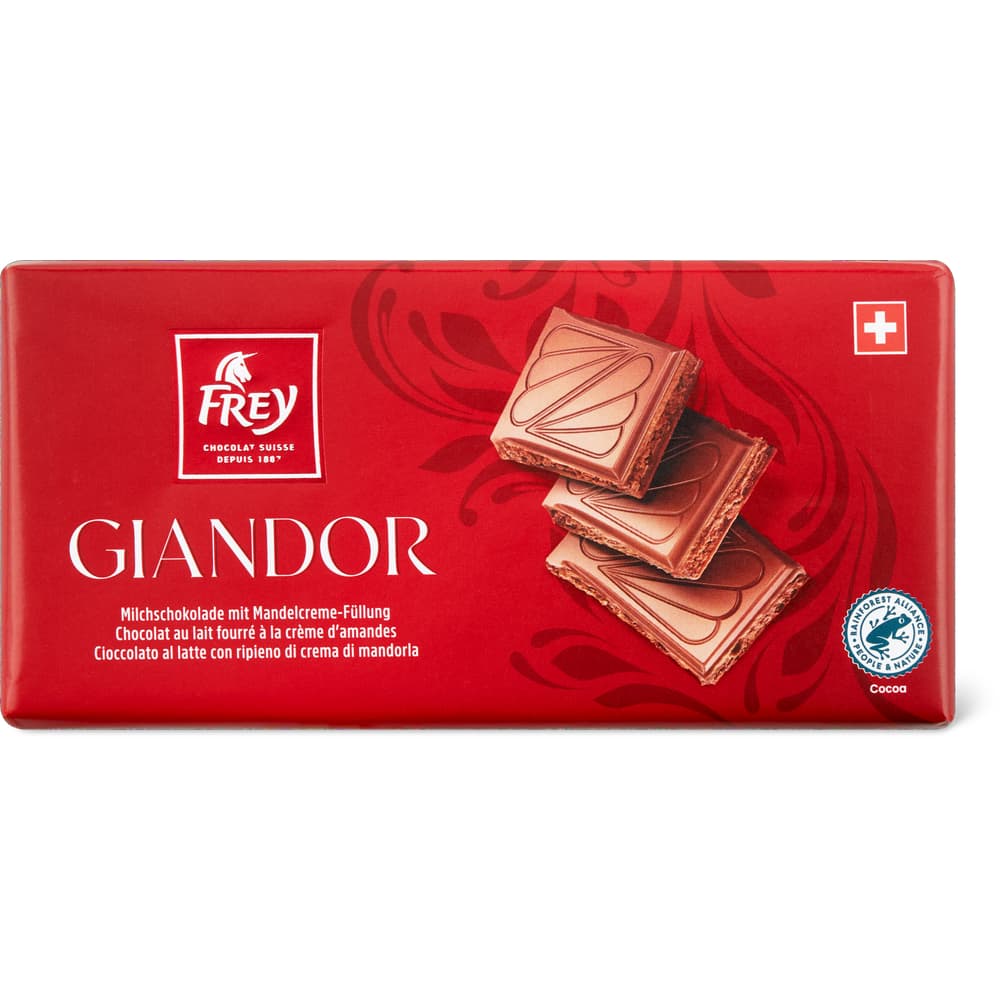 Frey Giandor Milchschokolade mit Mandelcremefüllung
