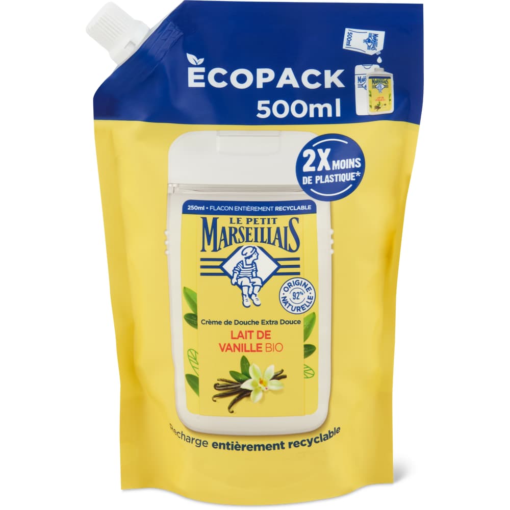 Le Petit Marseillais Duschcreme Vanillemilch, Refill