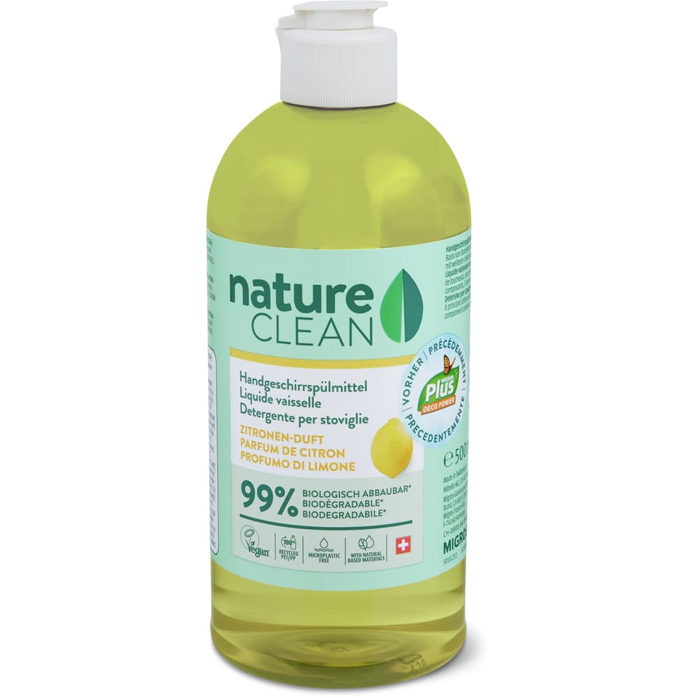 Nature Clean Geschirrspülmittel Zitrone