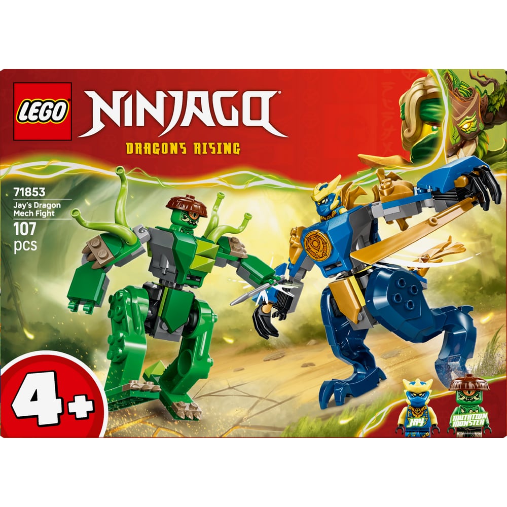 Lego Ninjago 71853 Duell mit Jays Drachen-Mech