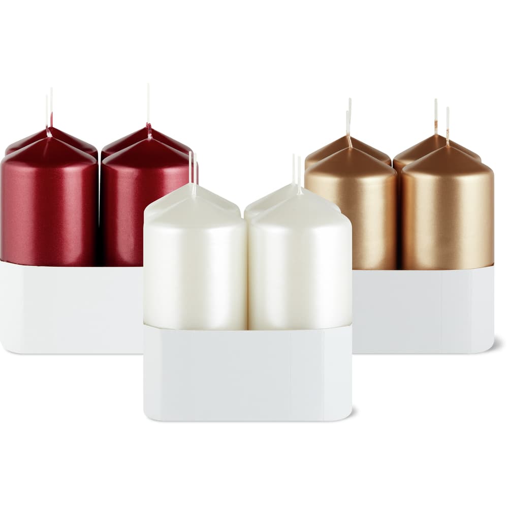 Migros Home Kerzen assortiert, 6x12cm