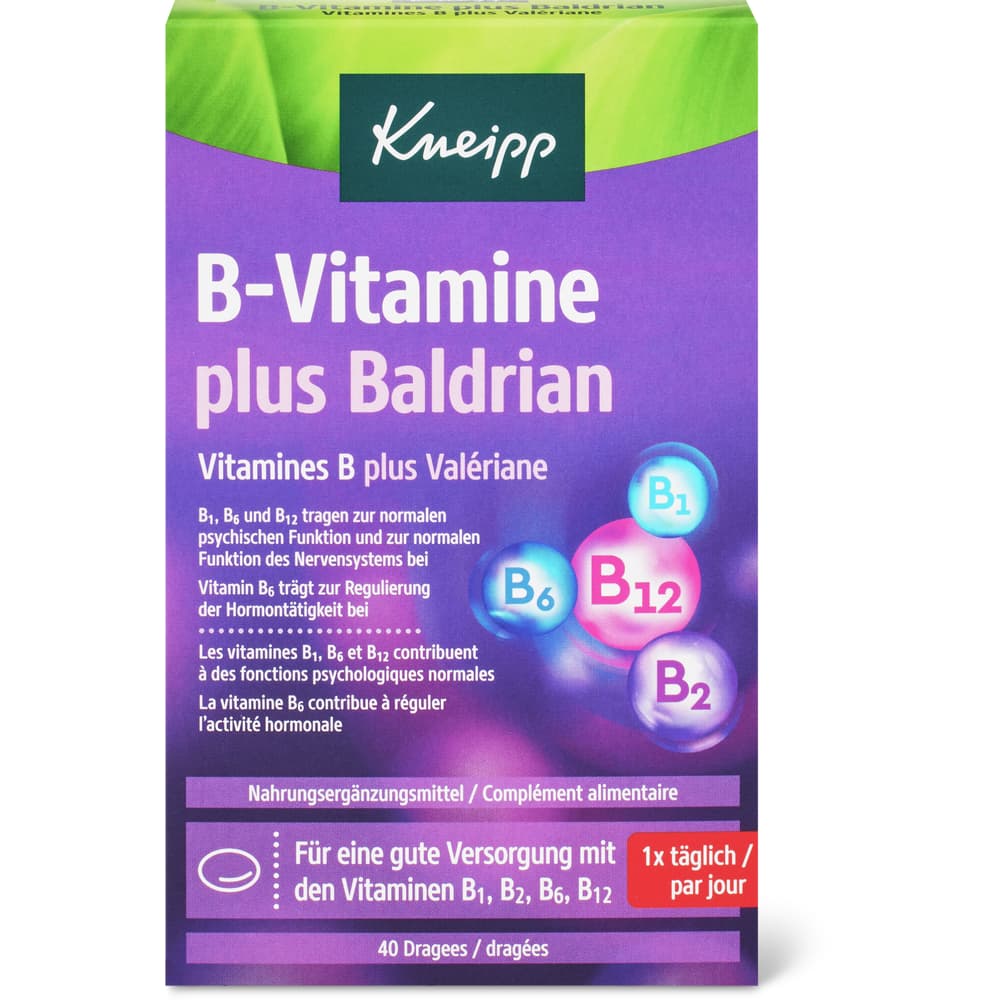 Kneipp B Vitamine & Baldrian Tabletten