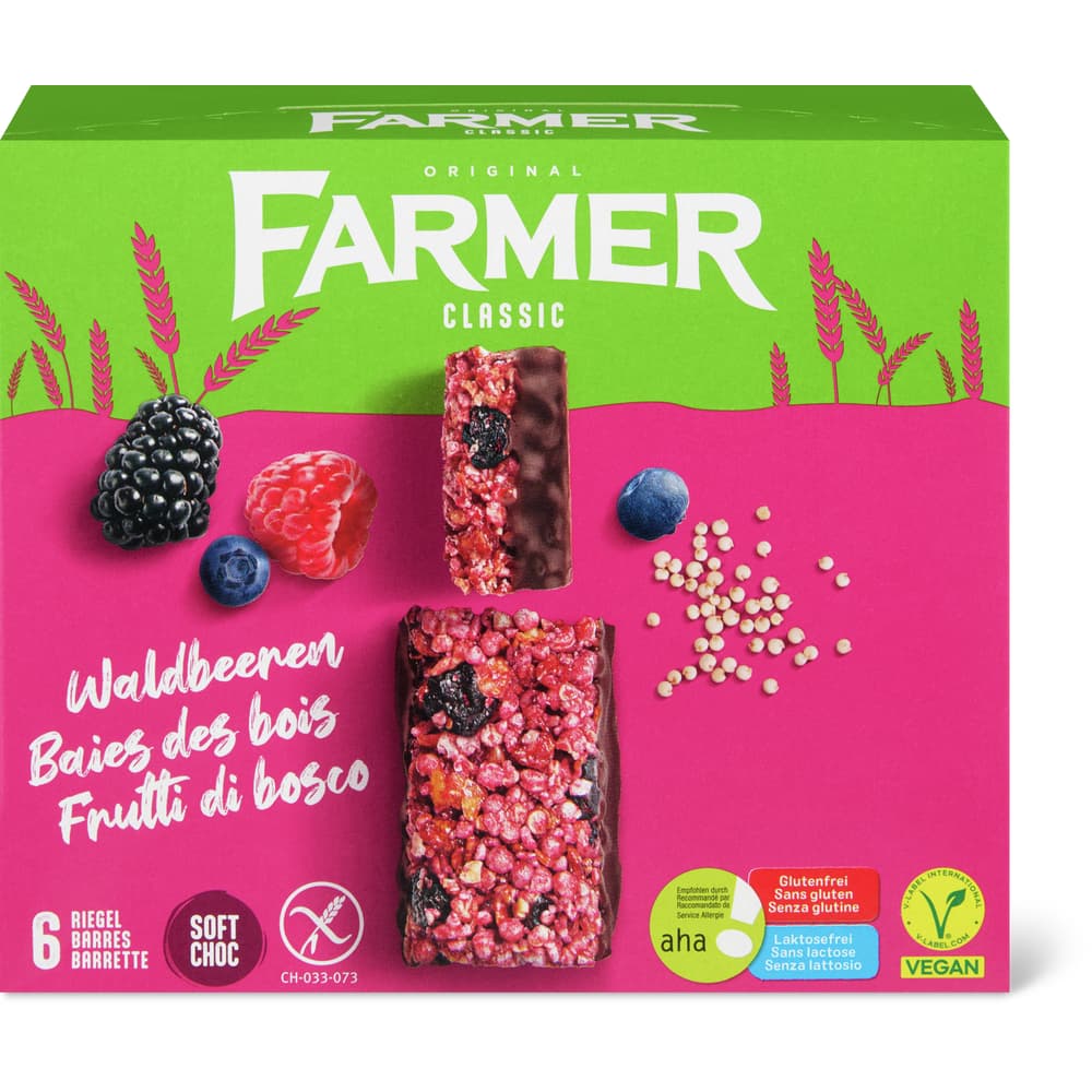 Farmer Classic Getreideriegel Waldbeeren und Schokolade