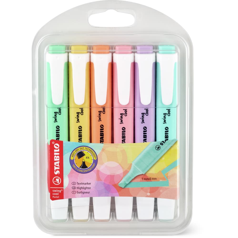 Stabilo Leuchtstifte pastell