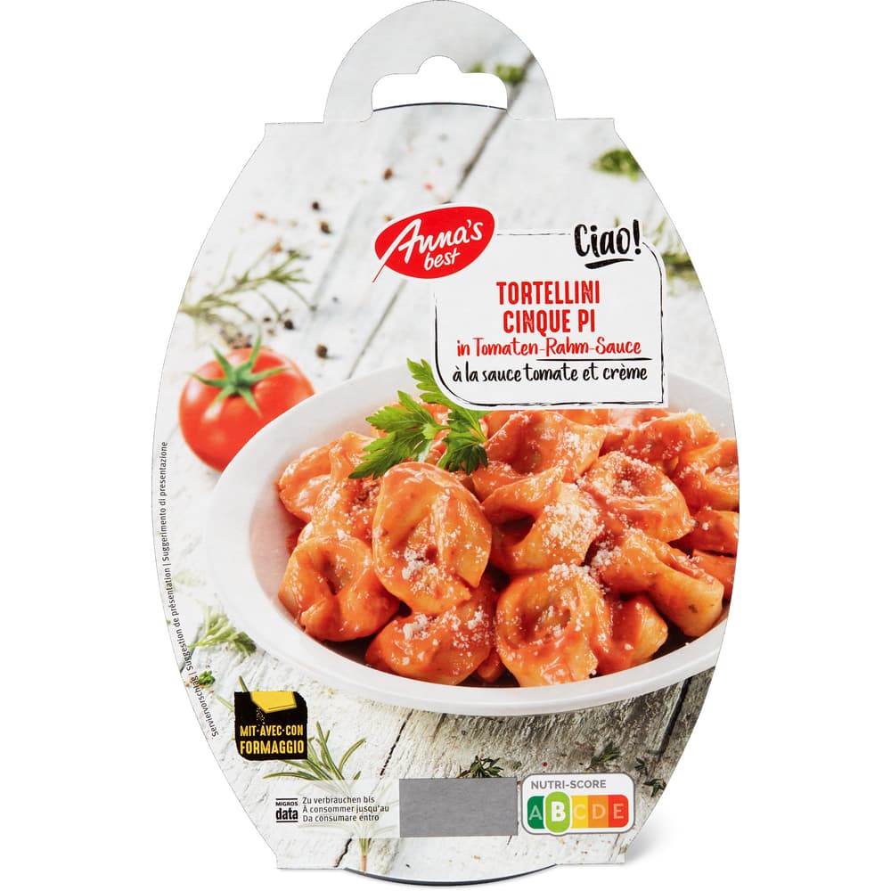 Anna's Best Tortellini in Tomaten-Rahm Sauce (Cinci)