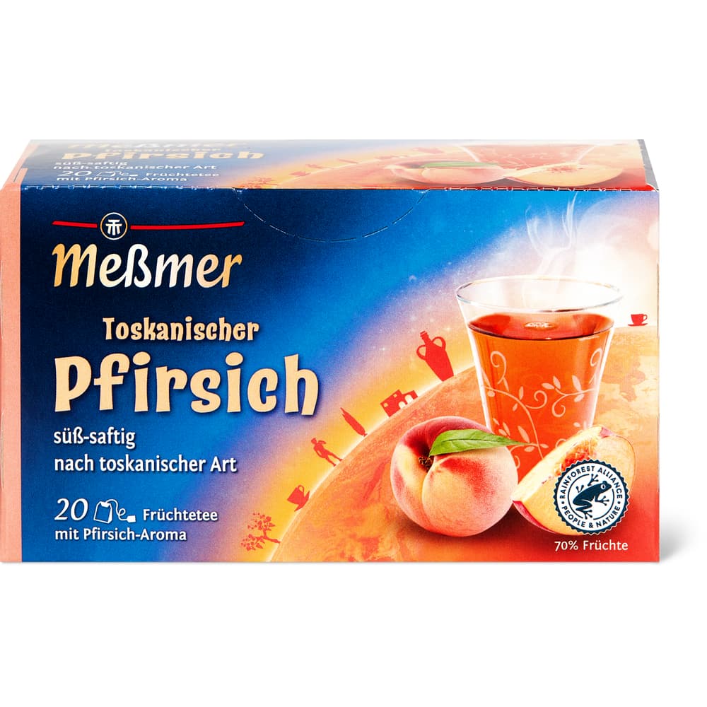 Messmer Früchtetee Toskanischer Pfirsich Aroma