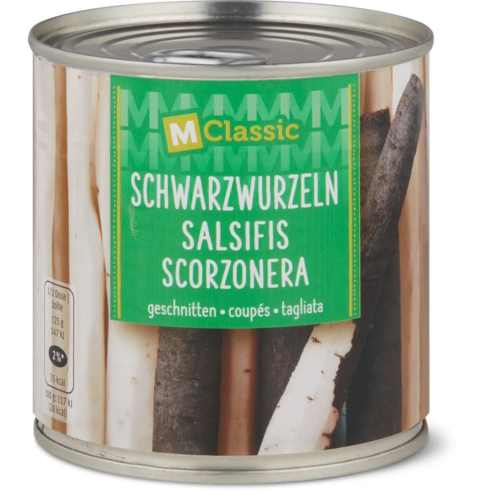 M-Classic Schwarzwurzeln geschnitten