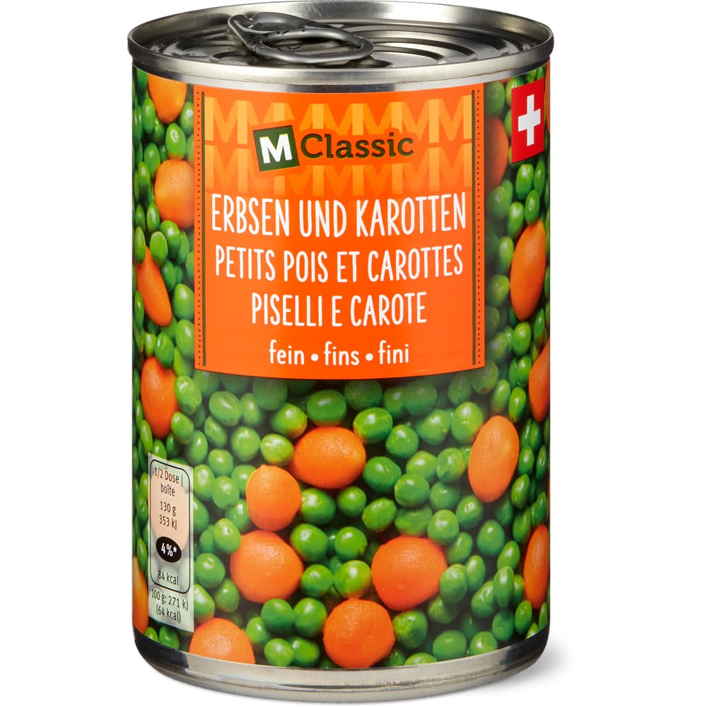 M-Classic Erbsen mit Karotten