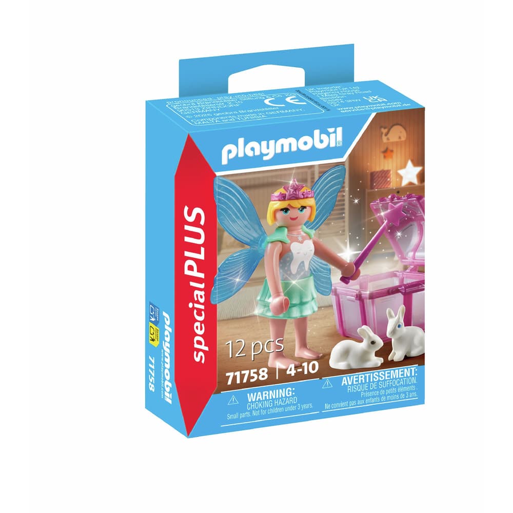 Playmobil Special Plus Fata Dei Denti E Coniglio – 71758, Giocattolo Per Bambini Dai 4 Anni, Con Accessori Magici