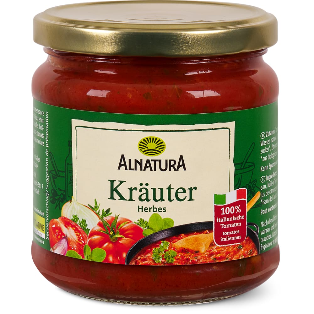 Alnatura Tomatensauce mit Kräuter