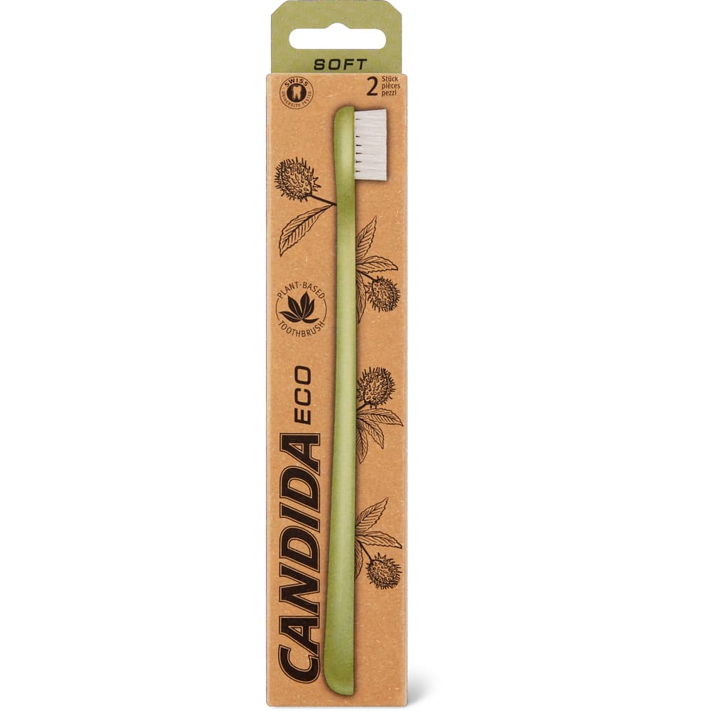 Candida Eco Zahnbürste Pure soft, Rizinusöl
