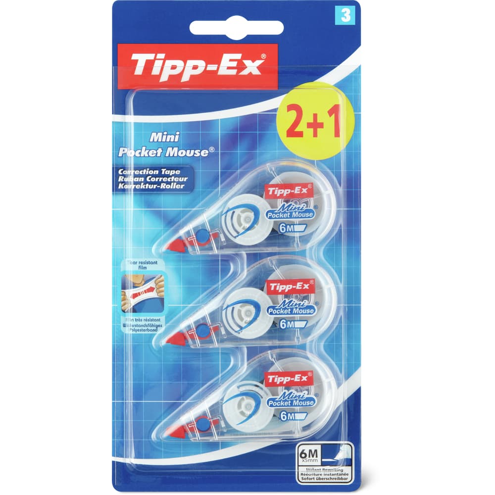 Bic Tipp-Ex Mini Pocket Mouse 2 + 1