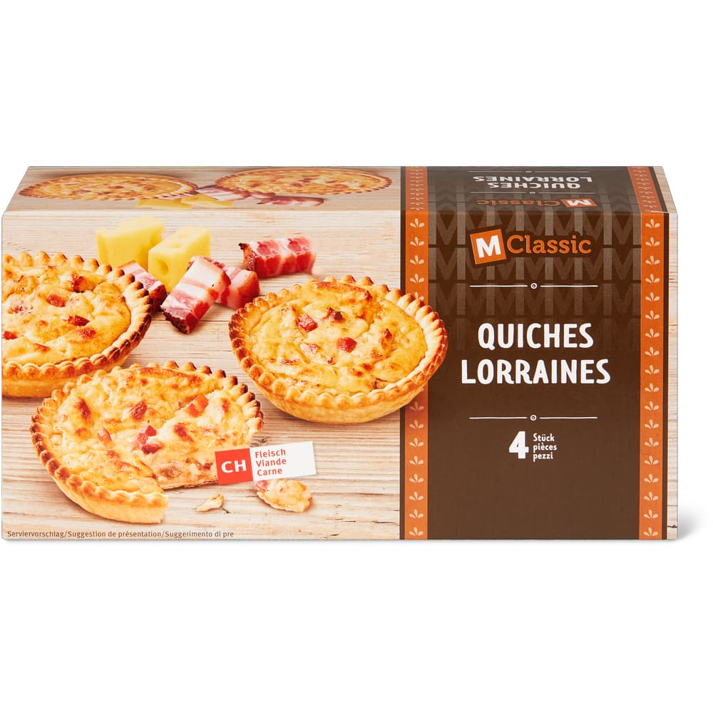 M-Classic Quiches lorraines