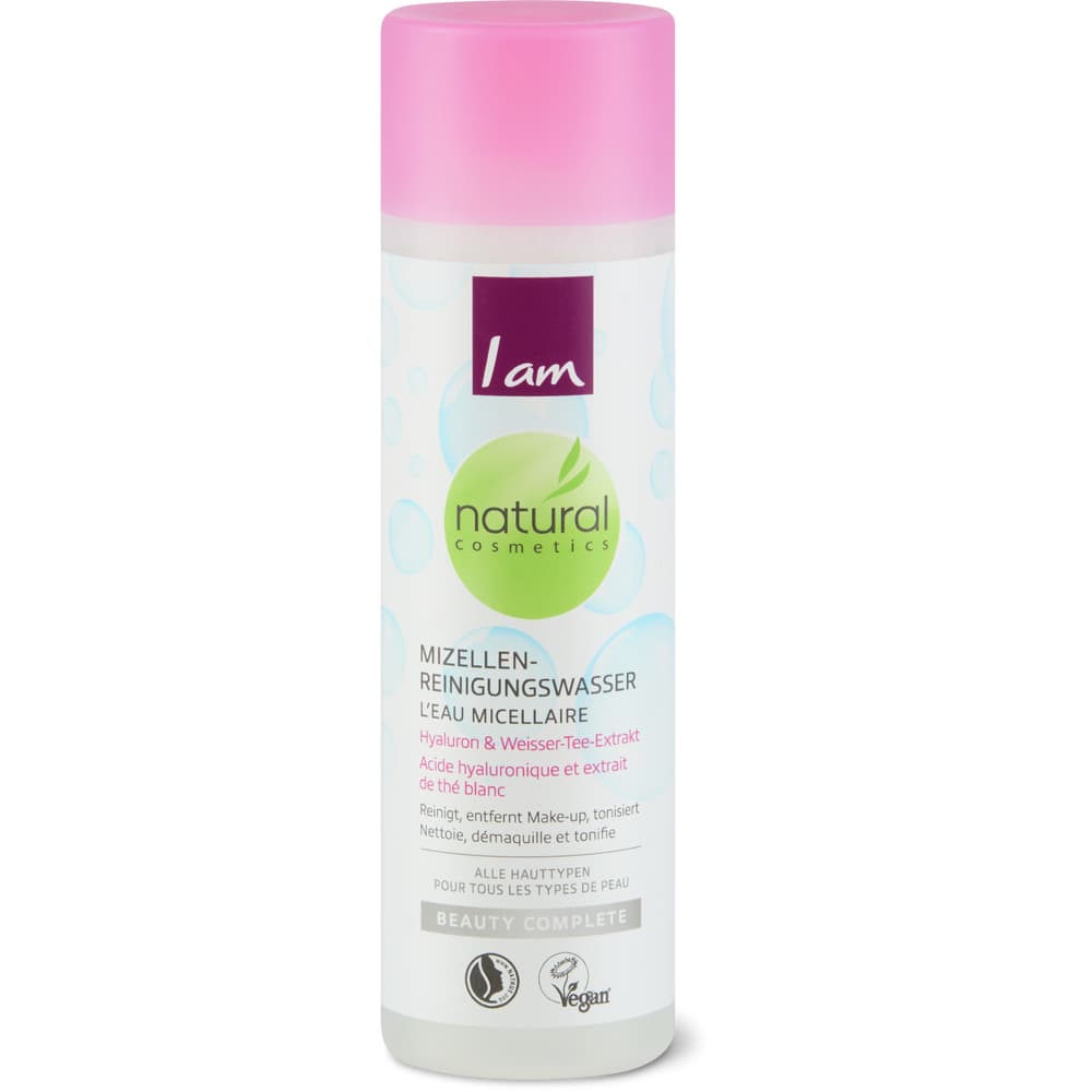 I am natural cosmetics Mizellen-Reinigungswasser alle Hauttypen