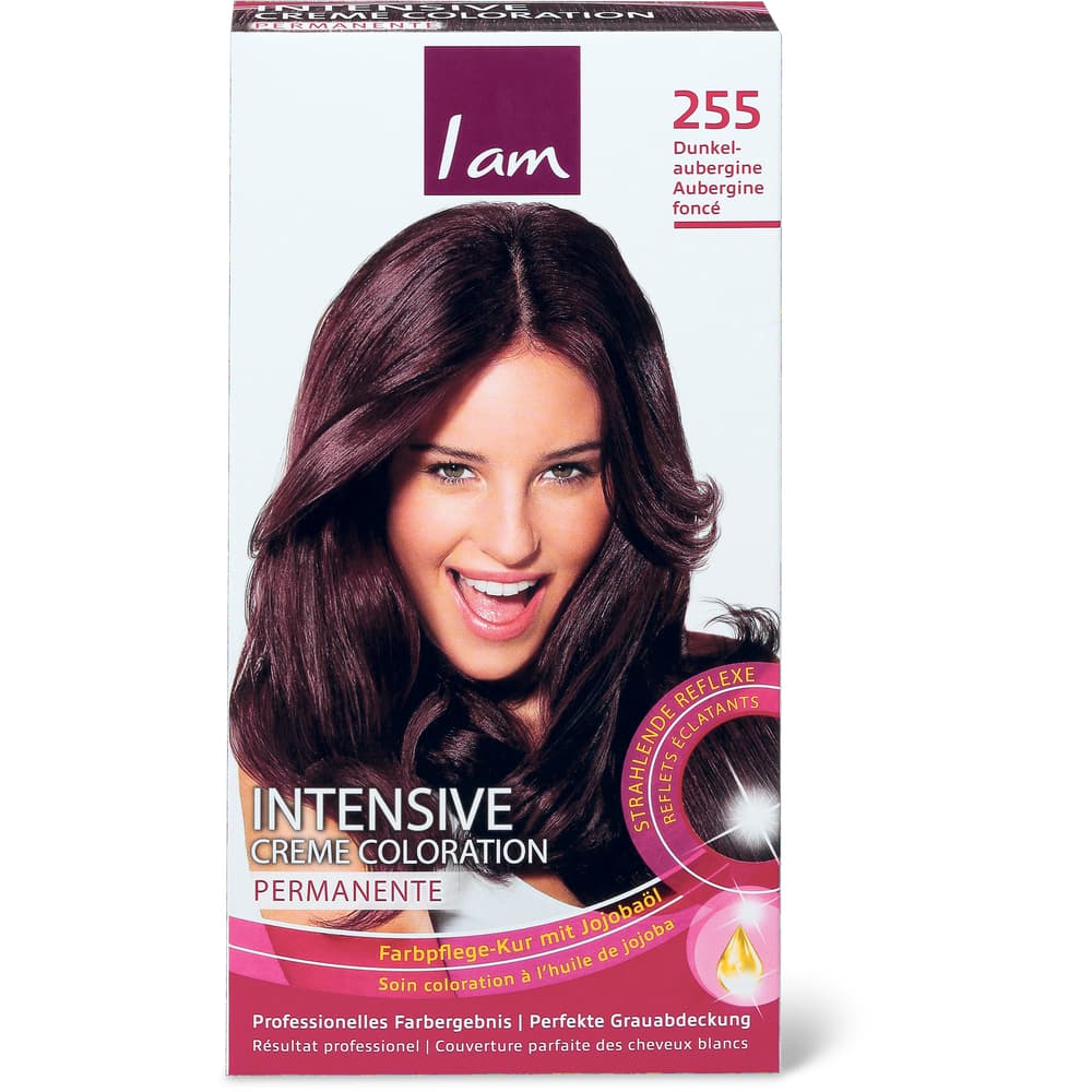 I am Dauerhafte Haarfarbe 255 Dunkelaubergine