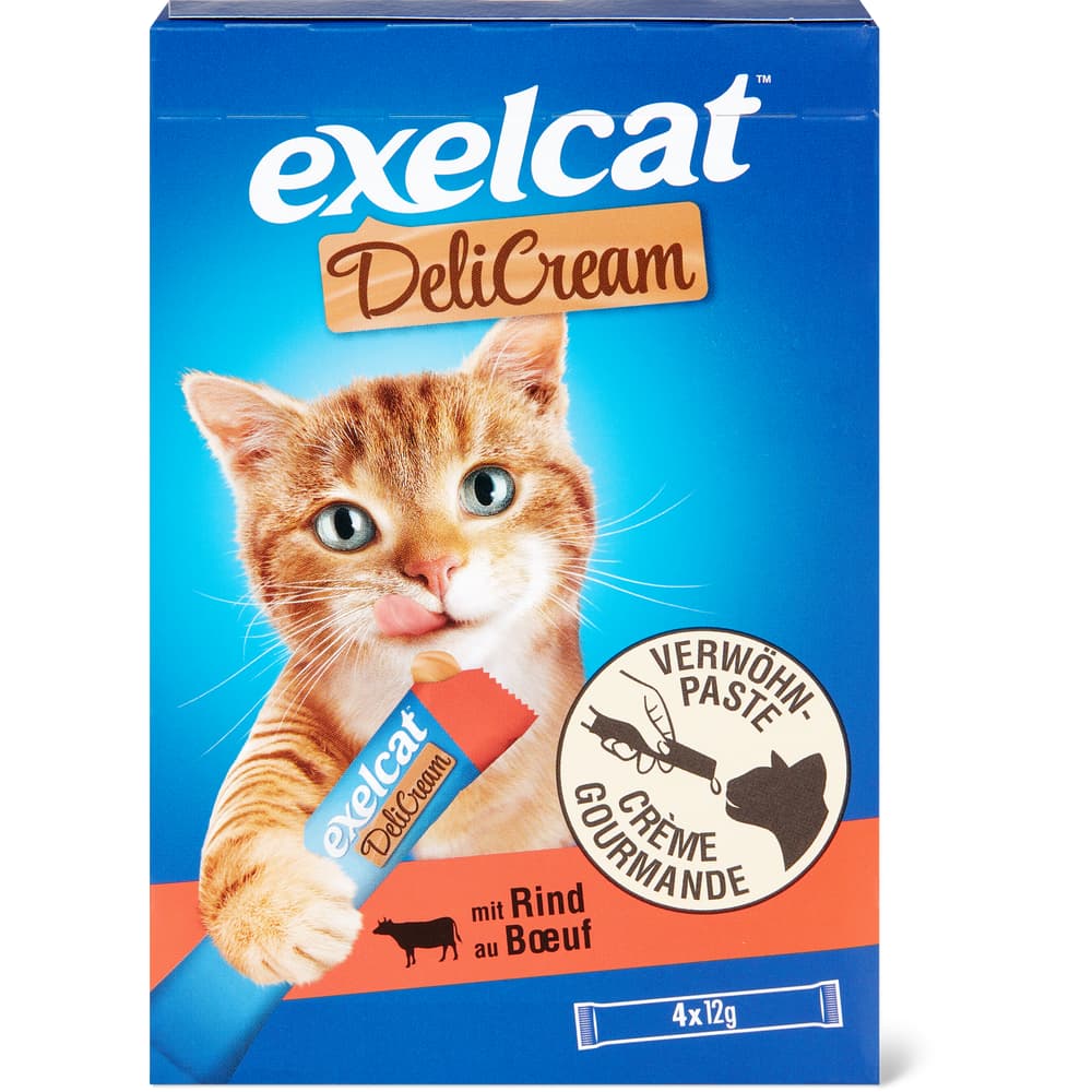 Exelcat Delicream Katzensnack Rind
