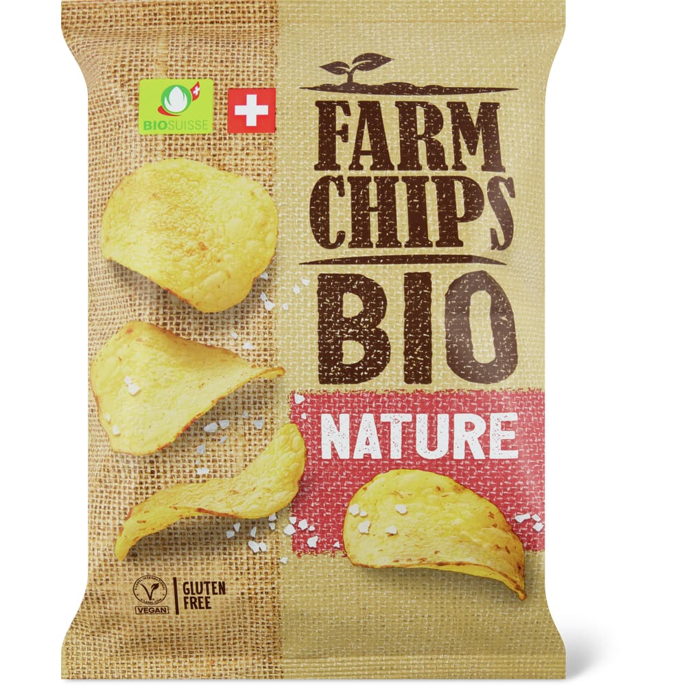 Farm Chips Nature Bio, glutenfrei