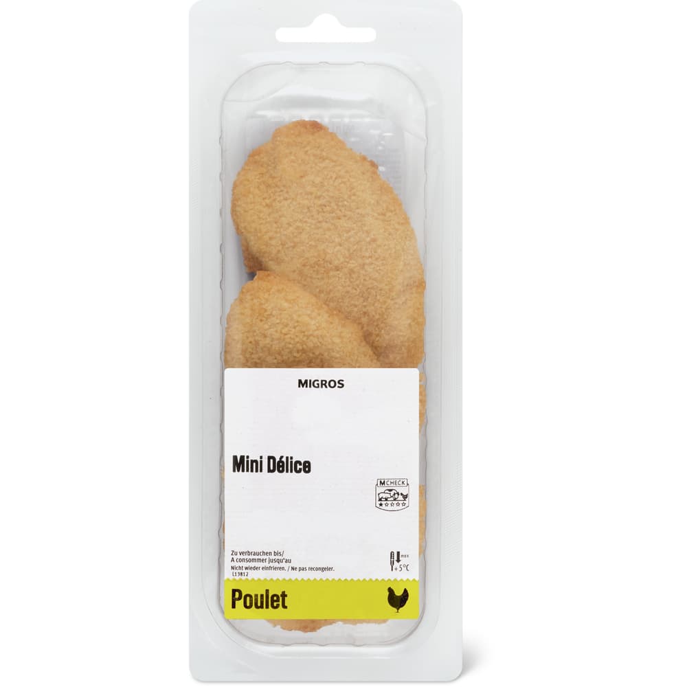 Migros Mini Poulet Delice paniert