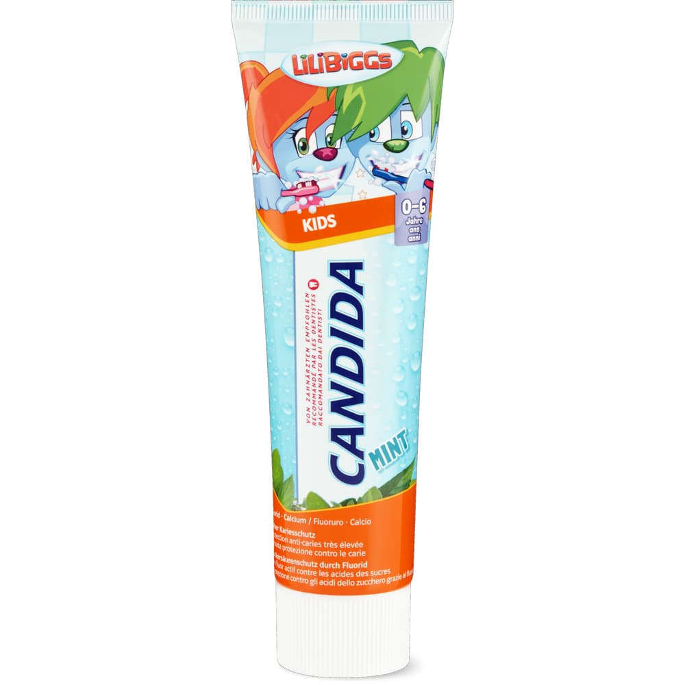 Candida Lilibiggs Junior Zahnpasta für Kinder Minz