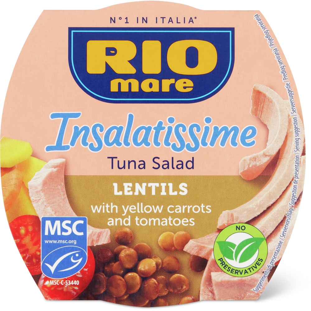 Rio Mare Insalatissime Tuna Salad Lentils