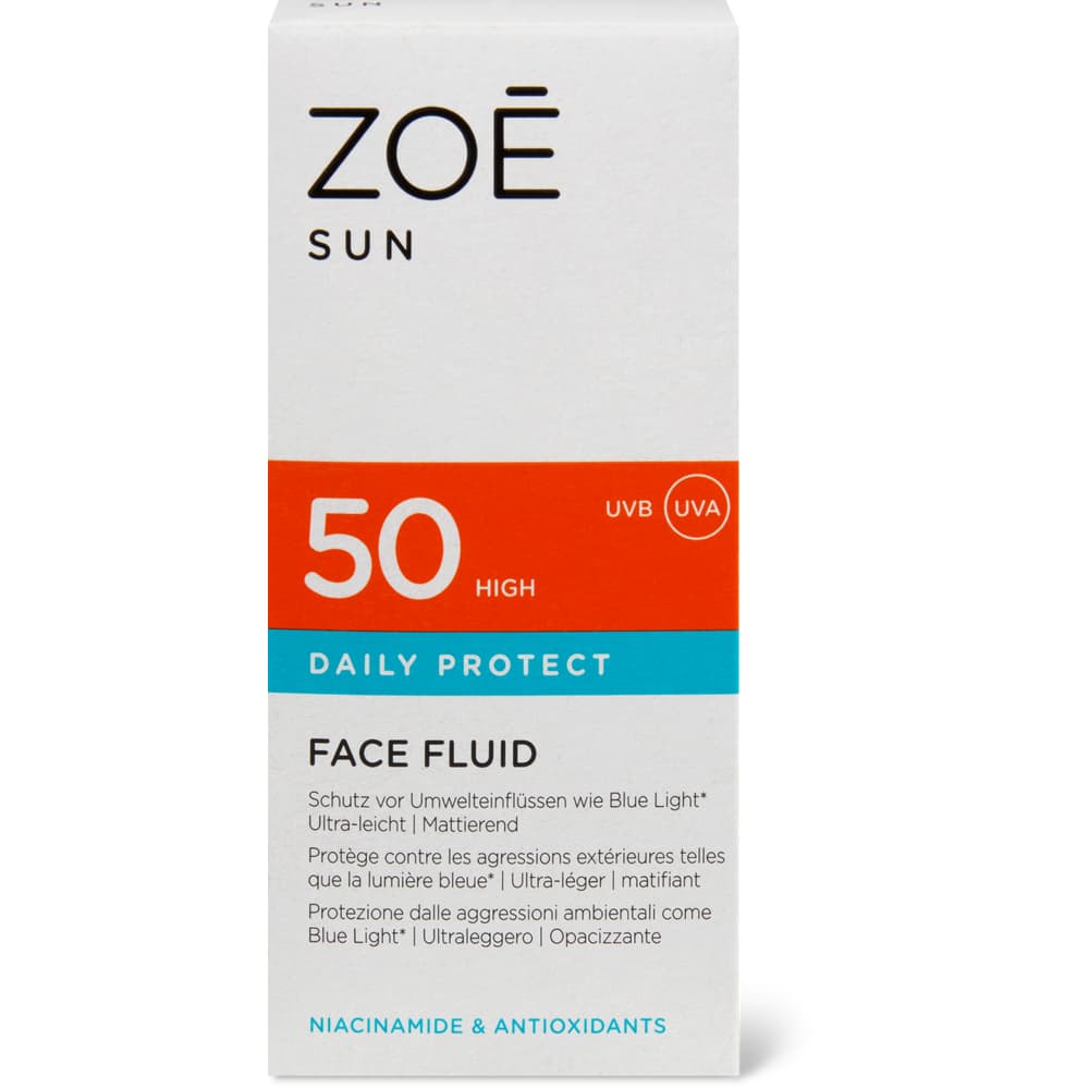Zoé Sun Daily Protect Face Fluid LSF 50