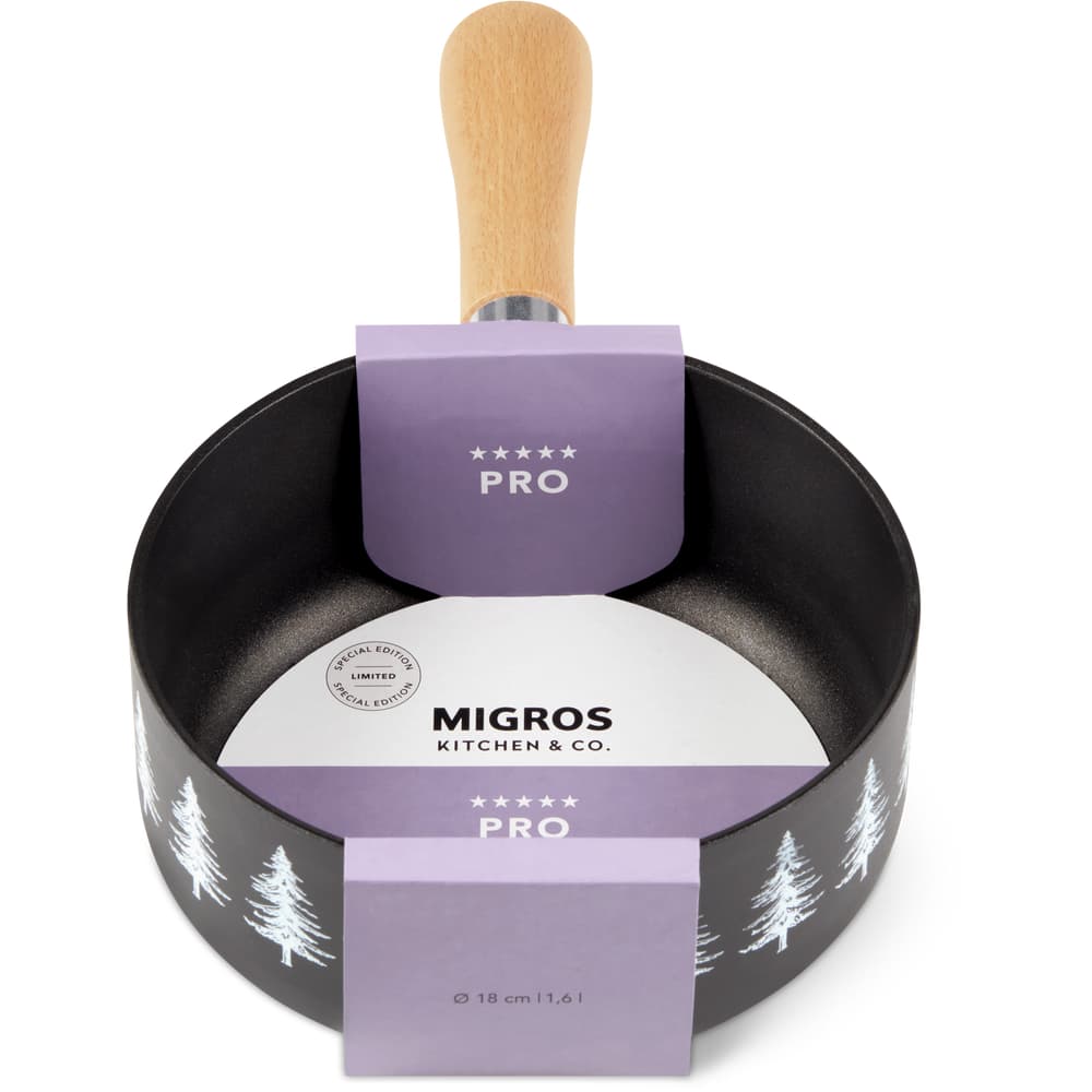 Migros Kitchen & Co. Caquelon Ø 18cm, schwarz