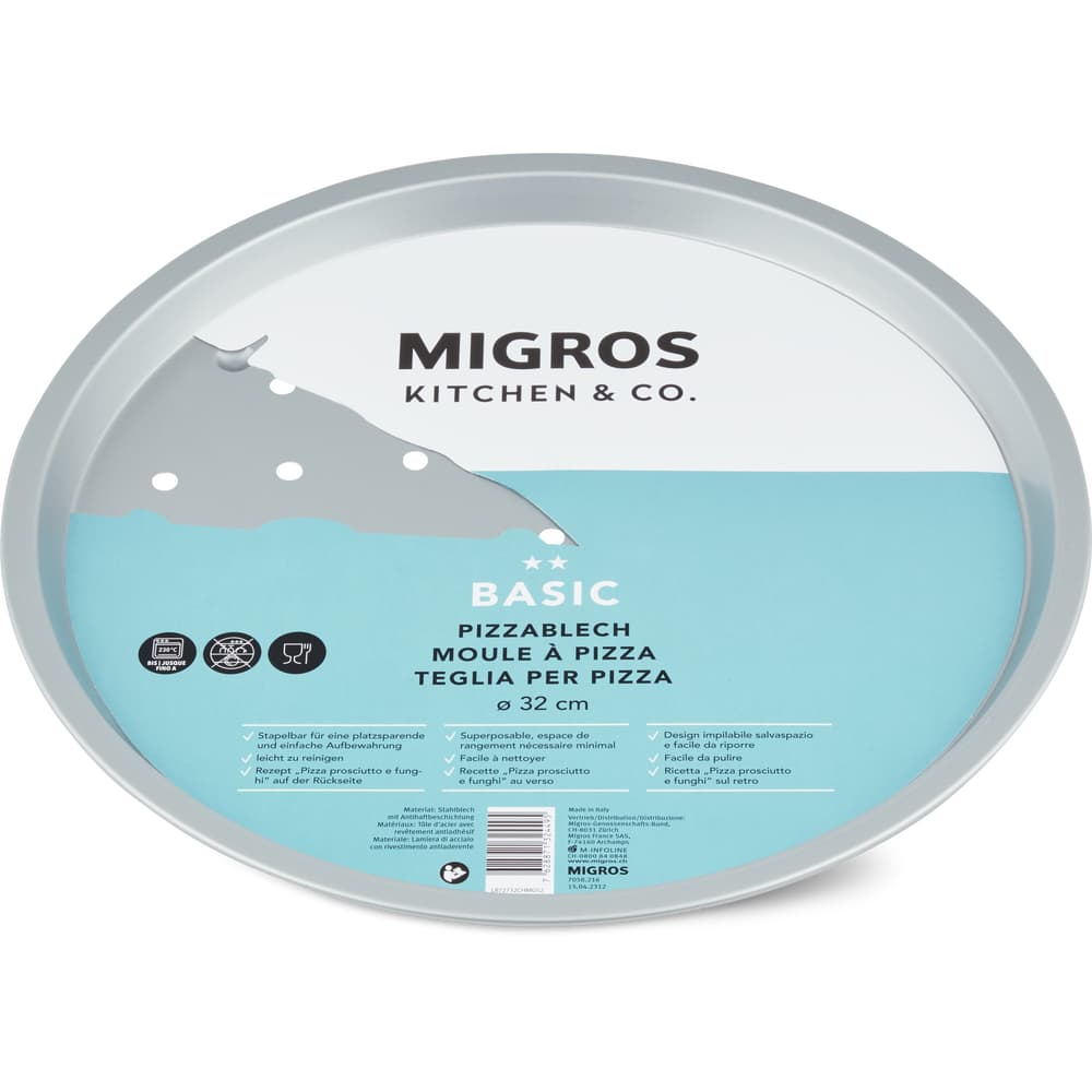 Migros Kitchen & Co. Basic Pizzablech 32cm