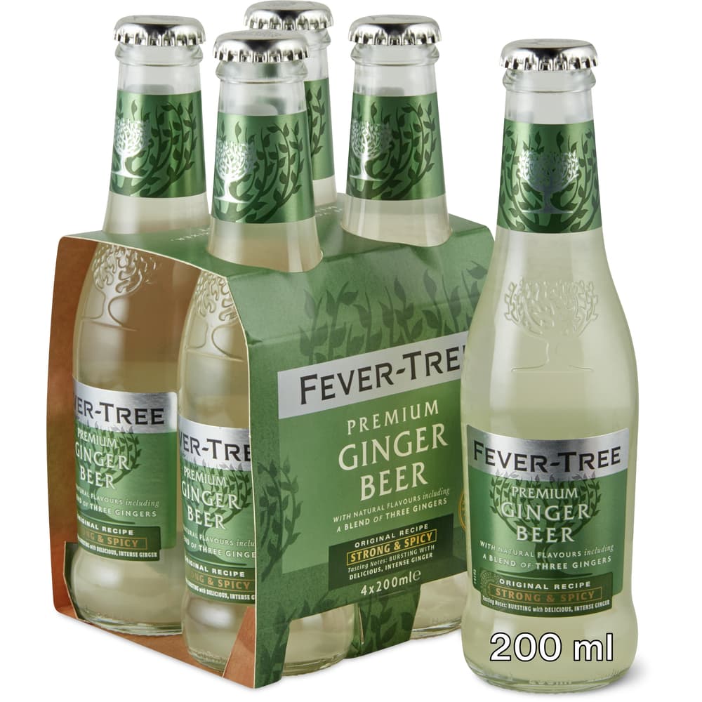 Fever Tree Ginger Beer Kohlensäurehaltige Limonade
