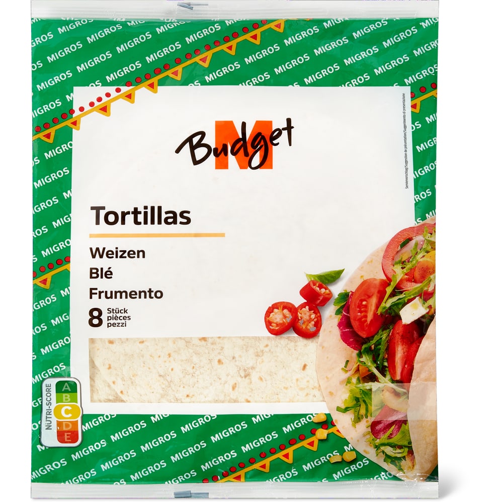 M-Budget Tortillas Weizen