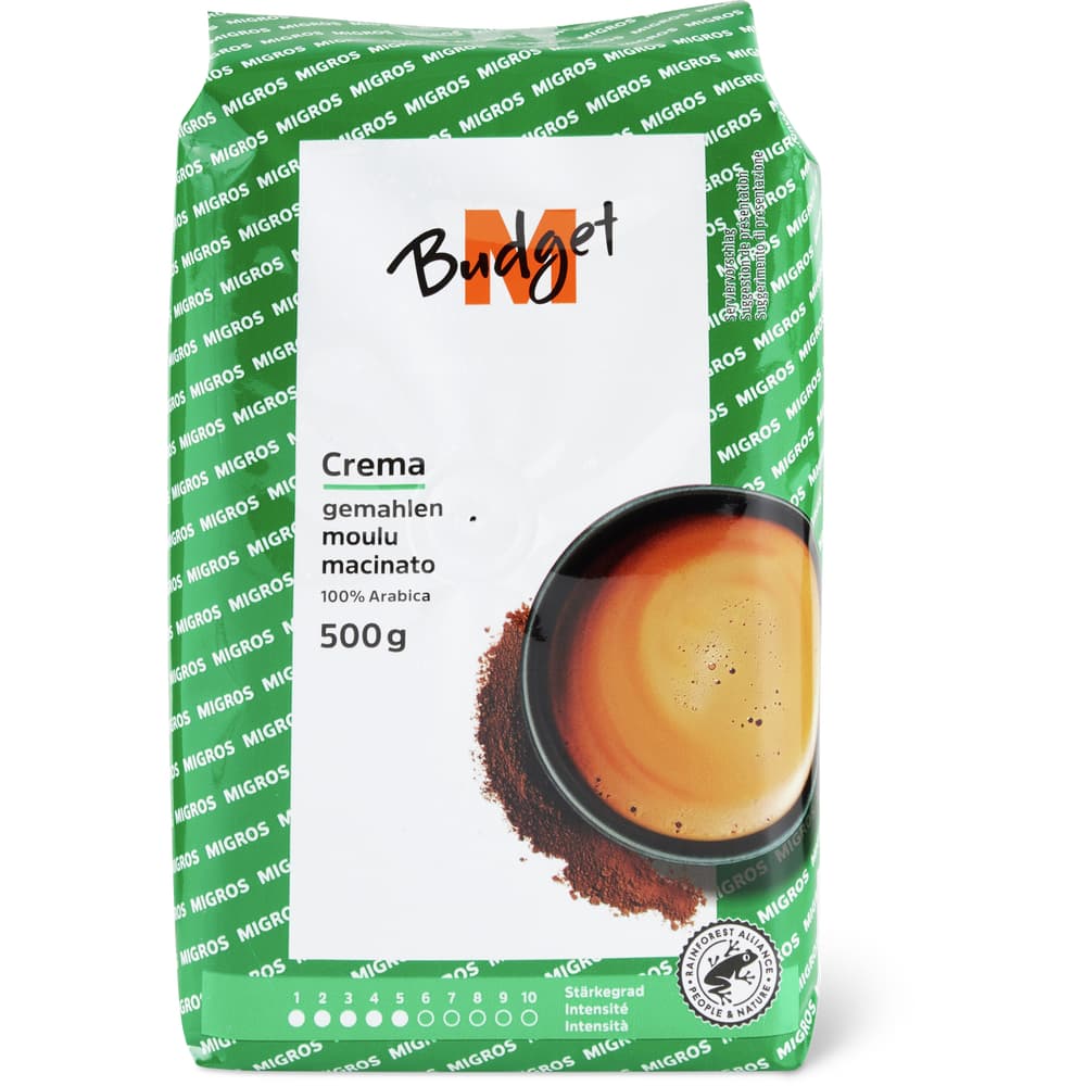 M-Budget Gemahlener Kaffee Crema - 5/10