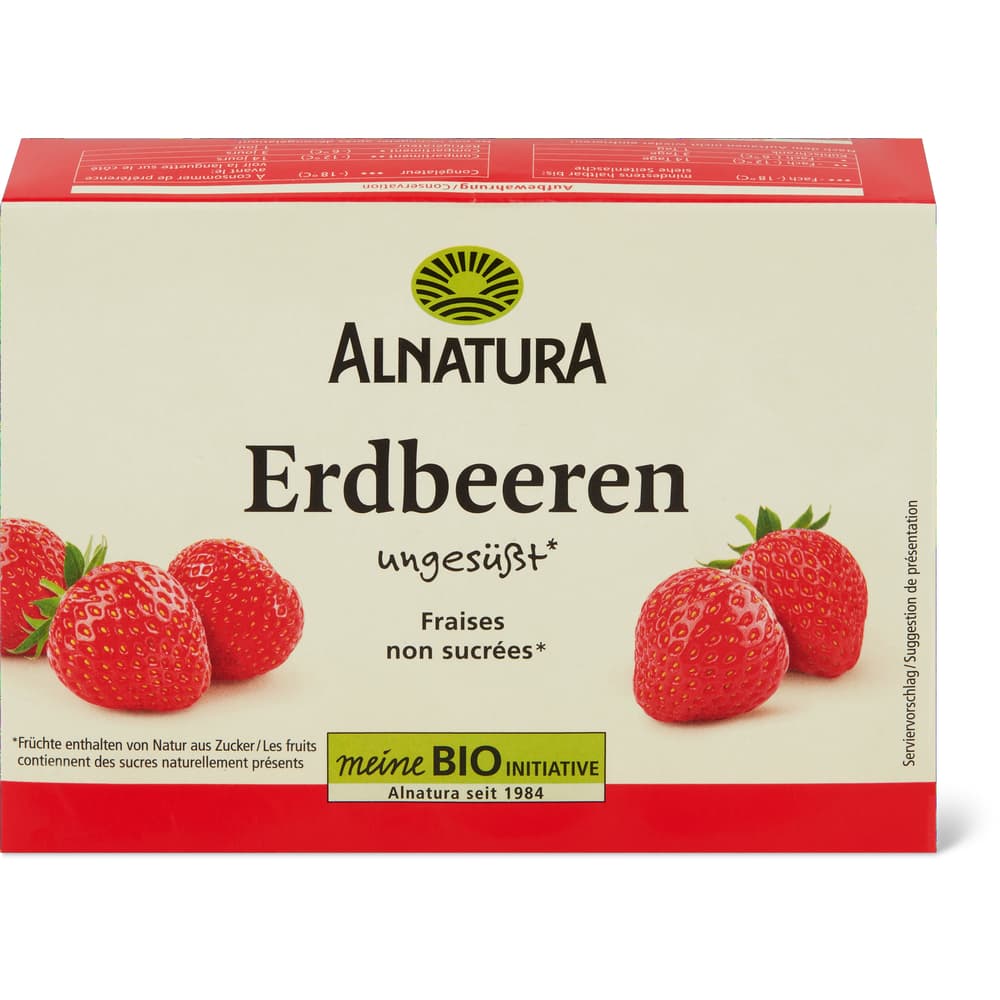 Alnatura Erdbeeren ungesüsst
