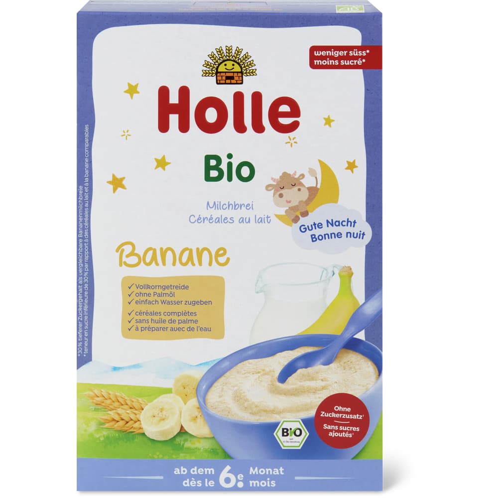 Holle Bio Milchbrei Banane Ab 6 Monaten