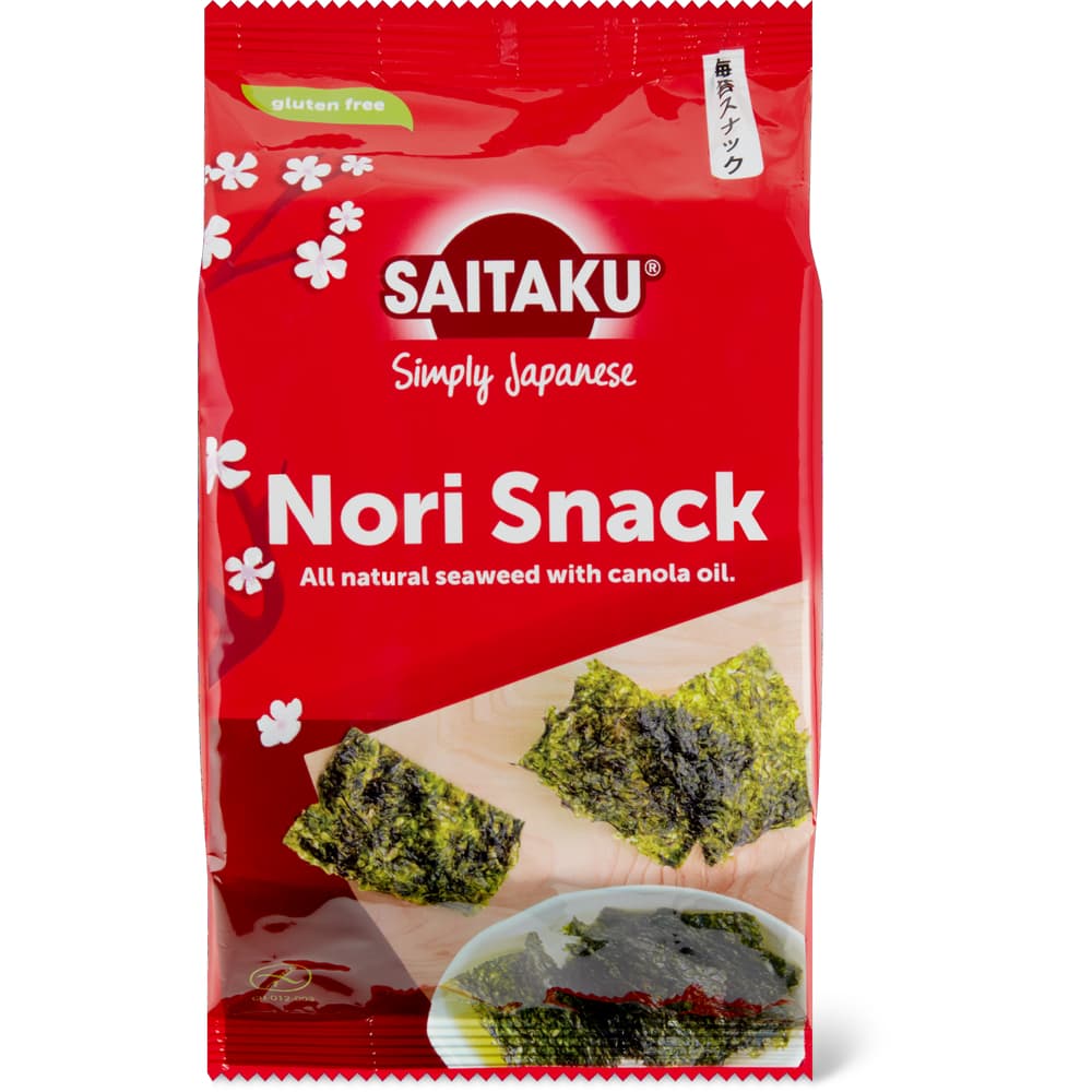 Saitaku Simply Japanese Nori Snack with canola oil
