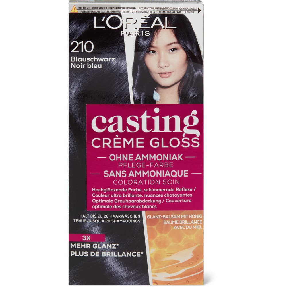 Casting Crème Gloss Pflegetönung 210 Blauschwarz, ohne Ammoniak