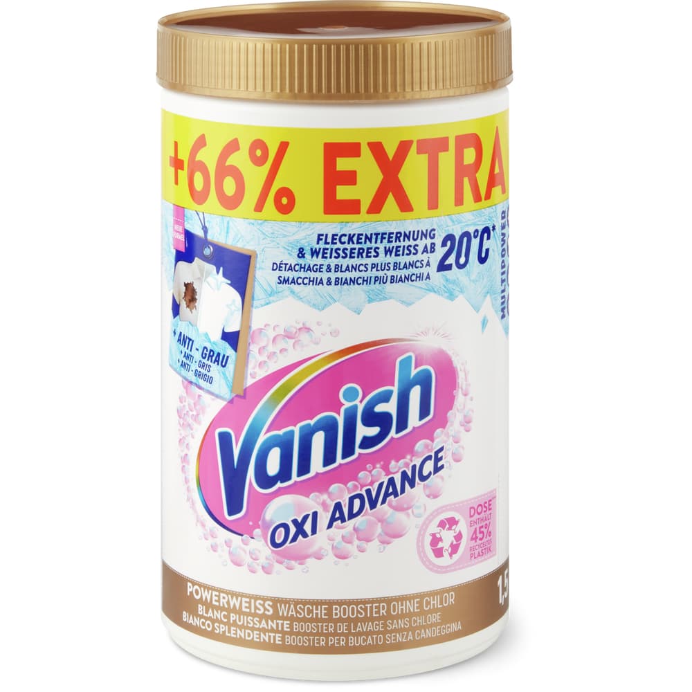 Vanish Oxi Advance Fleckenentferner Pulver Weiss