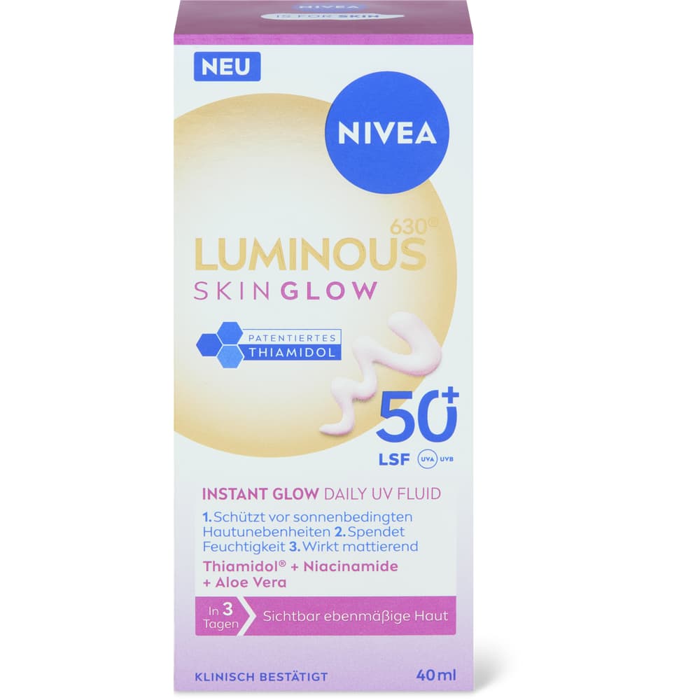 Nivea Luminous Skin Glow Instant Daily Fluid SPF 50