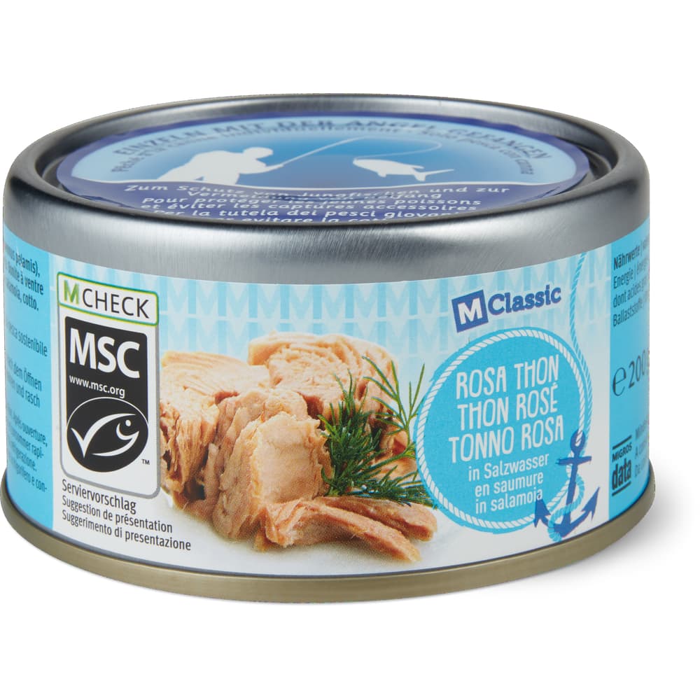 Migros MSC Rosa Thunfisch in Wasser